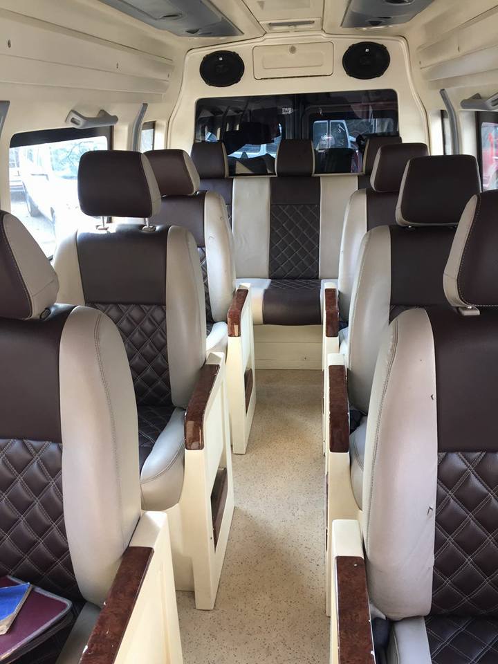 9 Seater Tempo Traveller on rent